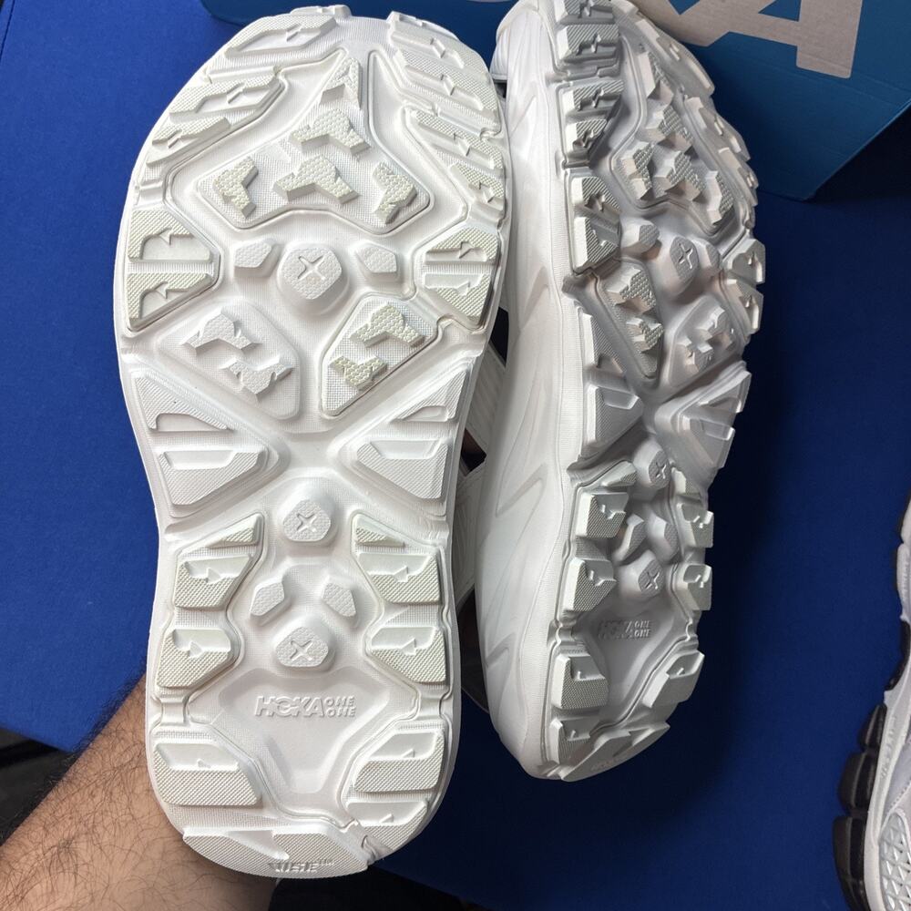 New HOKA One One Hopara White White 1123112-WHWH Men's Size 9.5 - Picture 6 of 8